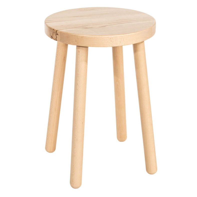 TABORET drewniany okrągły